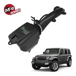 【楽天お買い物マラソン★エントリーでP10倍！】【aFe Power 正規品】19-23y ジープ JL ラングラー L4 2.0L ターボ Quantum コールドエアインテーク エアフィルター Pro DRY S フィルター(乾式) 53-10019D エ