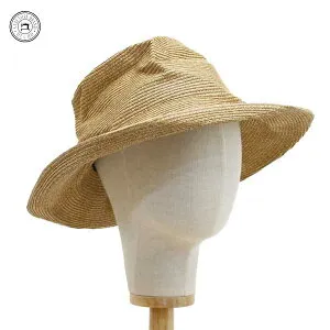 20%OFFクーポン対象 /デコー / DECHO / WASHI BRAID CRASH HAT 和紙ブレイドクラッシュハット / 4-7SD25 / 和紙 ハット 帽子 / ユニセックス / 日本製 / 2025春夏