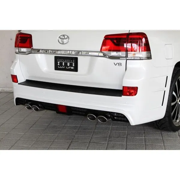 エムズスピード ランクル ランドクルーザー URJ202W 後期 リアバンパースポイラー 未塗装 2311-3151 M'z SPEED LUV LINE ラヴライン