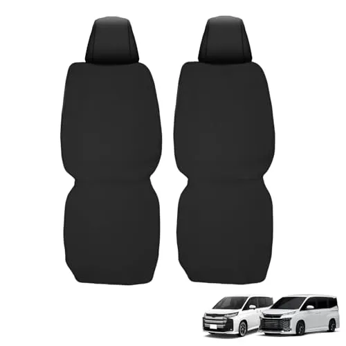 Virauto トヨタ ヴォクシー ノア 90系 シートカバー 運転席&助手席用 7人乗り対応 2022年1月～ ZWR90W ZWR95W MZRA90W MZRA95W VOXY NOAH 専用 カーシートカバー 座席カバー 防水 キズ 汚れ防止 通気