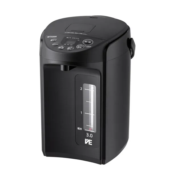 TIGER PIQ-G300KC クールブラック とく子さん [VE電気まほうびん (3.0L)]