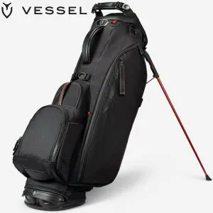 VESSEL PLAYER 5.0 Stand ベゼル プレイヤー5.0 スタンドキャディバッグ シングルストラップ スタンドバッグ ユニセックス カラー：DXR Black