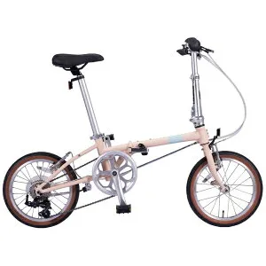 DAHON｜ダホン 折りたたみ自転車 Boardwalk16 ボードウォーク16 Pink Puff HAC681 [外装7段 /16インチ]【キャンセル・返品不可】 【代金引換配送不可】