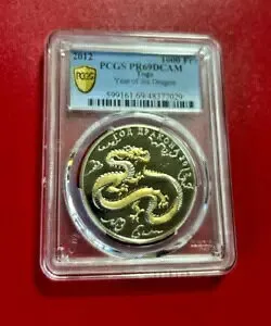 2012 1000 FR PCGS PR69DCAM トーゴ ドラゴン年