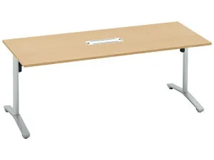 【マラソン限定★ポイント2倍】【メーカー直送】コクヨ ミーティングテーブル ビエナ NO 1800×750 MTV187BP81MT1C【代引不可】【組立・設置・送料無料】フラップテーブル 折りたたみテーブル 長