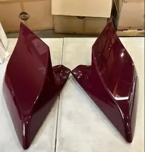 OS&D アドバンブラック ビリヤード バーガンディ サイドカバー 2014+ ハーレーツーリング用 OS&D Advanblack Billiard Burgundy SIDE COVER FOR 2014+ HARLEY TOURING 【並行輸入品】