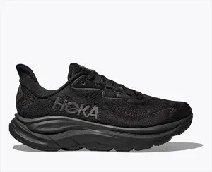 HOKA ONE ONE ホカ オネオネ W CLIFTON 10 1162031 BLACK/BLACK レディース ウイメンズ クリフトン10 幅B 厚底 ランニングシューズ マラソン ジョギング ロード ランシュー スニーカー 靴 クッション ウォー