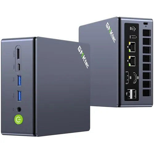 GMKtec ミニPC AMD Ryzen 7 Pro 6850U 【64GB DDR5+ 16TB SSD 拡張】 Oculink USB4.0×2 HDMI2.1 8K@60Hz 4 画面出力 Win11 Pro 2.5G LAN×2 WiFi6 小型