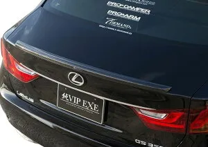【M's】LEXUS GS 10 系 前期（H24.1-H27.10）トランク スポイラー カーボン AIMGAIN エアロ レクサス GS 250 350 450h 純VIP EXE trunk spoiler
