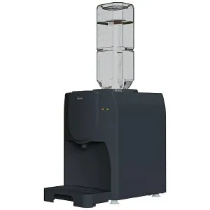 【エントリーで最大全額ポイント還元｜5/6まで】 ソウイジャパン｜SOUYI SY108N-CG 卓上ウォーターサーバー（折りたたみトレー）ペットボトル対応 温水90℃/冷水9℃ チャコールグレー