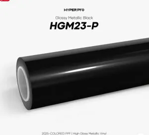 KKVINYL HyperPRO カラーPPF Glossy Metallic Black HGM23-P(1.52mx15m)