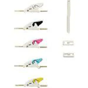 ■サンハヤト テストクリップ(0.3mmピッチ対応/5本入〔品番:FP10MF05〕【7129163:0】[送料別途見積り][掲外取寄][店頭受取不可]