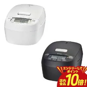 【P10倍（要エントリー）＋クーポン／お買い物マラソン】タイガー 炊飯器 JPV-X100 | TIGER JPVX100KO 圧力IH炊飯器 炊きたて 遠赤5層土鍋蓄熱コート釜 5.5合 オフブラック オフホワイト