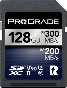 プログレードデジタル 300R 128GB SDXC UHS-II V90 IRIDIUM メモリーカード ProGrade Digital 最大読込300MB/s 最大書込200MB/s