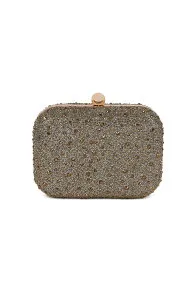 ジュウェルダグレイミシュカ レディース バッグ ミニ Jewel Badgley Mischka Celest Crystal Mini Minaudiere Clutch Gold ゴールド
