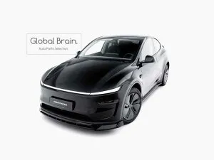 2025- テスラ モデルY フロント リップ スポイラー / TESLA スプリッター ディフューザー エアロ パーツ カスタム チューン