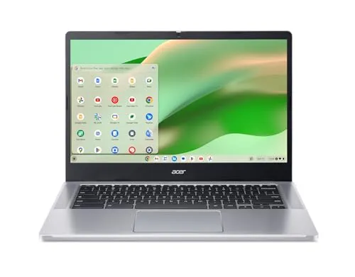 acer Chromebook 314 CB314-4H-C2UW ノートパソコン | インテル プロセッサー N100 | 14インチ フルHD (1920 x 1080) IPS ディスプレイ | 4GB LPDDR5 | 64GB eMMC | イン