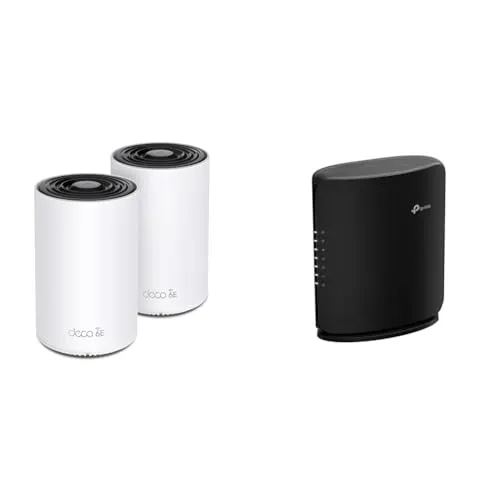 【セット買い】【Amazon.co.jp限定】 TP-Link WiFi 6E ルーター tri band メッシュWi-Fiシステム 無線LAN 2.5Gbps AXE5400 Deco XE75 Pro 2-pack + 【Amazon.co.jp限定