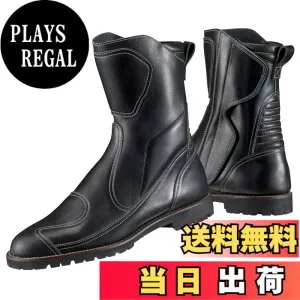 【送料無料】南海部品 NTB-34 セミロング ステッチブーツ 色：ブラック、サイズ：24.5 cm