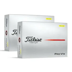 タイトリスト PRO V1x 2025 イエロー2ダースセット(24球)