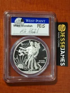 2013 W エンハンスド シルバー イーグル PCGS MS70 ファーストストライク ウェストポイント セット スタンディッシュ