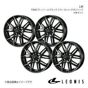 LEONIS/LM フレアワゴン MM32S/MM42S アルミホイール4本セット【15×4.5J 4-100 INSET45 PBMC/TI】0040773×4