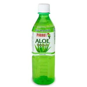 Parrot Brand Aloe Vera Juice Drink Original Flavor 500mL 16.9 fl.oz. (Pack of 10)