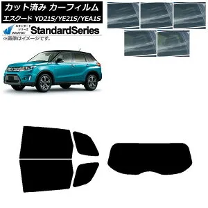 カーフィルム スズキ エスクード YD21S/YE21S/YEA1S リアセット(1枚型) WINCOS スタンダード 選べる5フィルムカラー AP-WFGY0147-RDR1 Car film