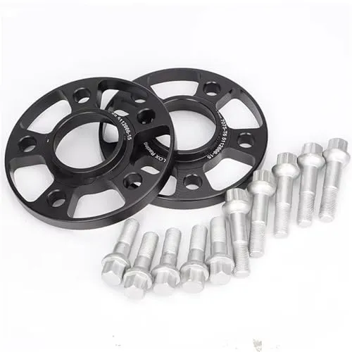 タイヤスペーサー 2 個ホイールスペーサーアダプター PCD 5x112 CB = 66.5 ミリメートル に適合する A4 A5 A6 A7 A8/S3 S4 S5 S6 S7 Q3 Q5 RS4 RS5 RS6 Q7 2015-2020 用 ホイール