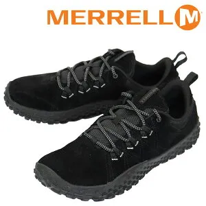 正規取扱店 MERRELL (メレル) J037753 WRART ラプト シューズ BLACKxBLACK MRL114