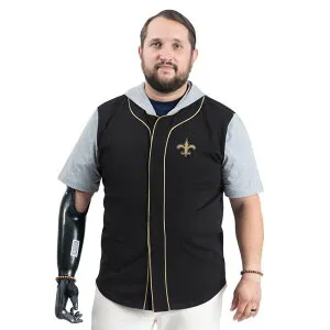 カール バンクス メンズ トップス Tシャツ Men's G-III Sports by Carl Banks Black New Orleansaints Adaptive Home Teamagnetic Button-Up Top Snt Black ブラック