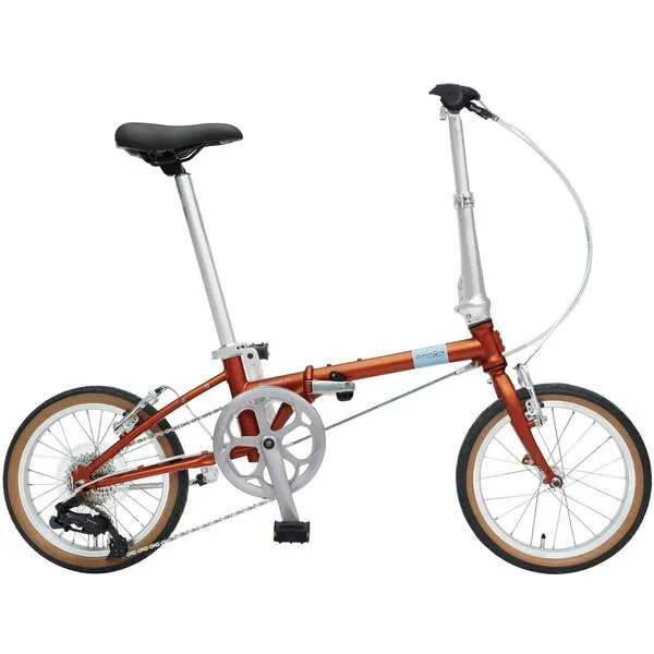 DAHON INTERNATIONAL (ダホンインターナショナル) Boardwalk 16 フォールディングバイク Matt Terracotta 折り畳み自転車 16インチ 7段変速