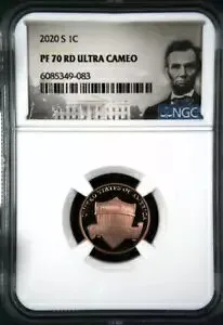 2020-S 1C リンカーン シールド セント NGC PF 70 RD ウルトラ カメオ トップポップ最高級グレード