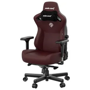Andaseat Kaiser3 EverSoftリネンファブリック ArteDiPelleエコレザー 人間工学 4Dアームレスト マグネットヘッドレスト 内蔵型ランバーサポート リクライニング ロッキング 長時間作業 オフィスチェ