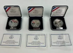 3- 2006 P ベン・フランクリン 科学者 プルーフ 米国記念 90% シルバー COA-箱なし