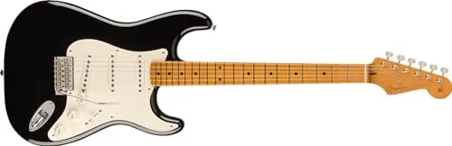 Fender フェンダー メキシコ製エレキギター VinteraR II '50s StratocasterR, Maple Fingerboard, Black ソフトケース付き