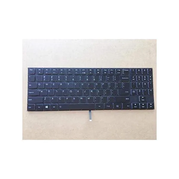 Original New for Lenovo Legion Y540 17.3" Y540-17IRH US Black Backlit Gaming Laptop Keyboard White Word_並行輸入