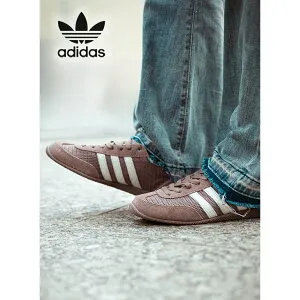 【15時までのご注文で即日発送！！】adidas アディダス JAPAN W ジャパン スニーカー TRACE BROWN ( トレースブラウン ベージュ ブラウン 茶色 レディース 薄底 レザー 韓国 メッシュ JR7159 )
