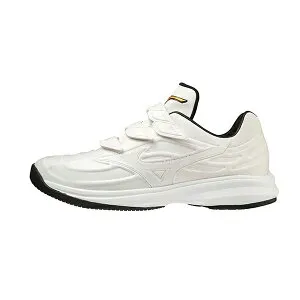 野球 トレーニングシューズ アップシューズ ミズノプロ MIZUNO PRO ウエーブライトレボラン プロ KL 白 マジックテープ 11GT2200