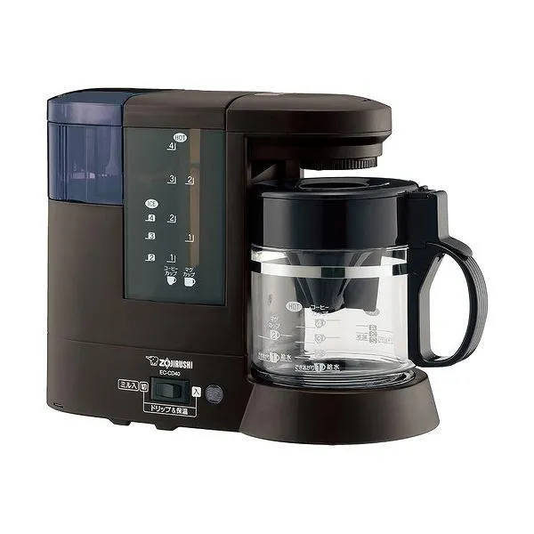 象印マホービン EC-CD40-TD ミル付きコーヒーメーカー 珈琲通 カップ4杯分 ダークブラウン