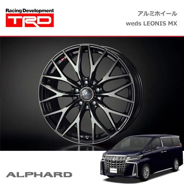 TRD アルミホイール WEDS LEONIS MX 18インチ 4本セット 1台分 アルファード AGH30W AGH35W GGH30W GGH35W 19/12～21/04