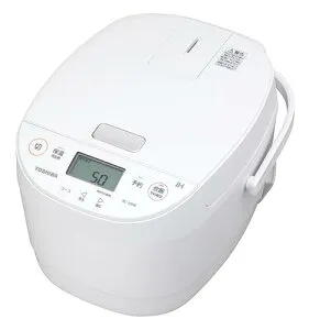 TOSHIBA(東芝) 炊飯器 5.5合 RC-10HR(W) ホワイト IH rice cooker 保温白米24時間 おかゆ 炊込み 玄米
