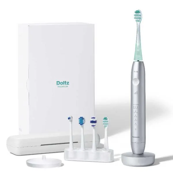 パナソニック Panasonic 電動歯ブラシ Doltz ドルツ [ 音波振動式 / AC100V-240V ] シルバー EW-DT88-S