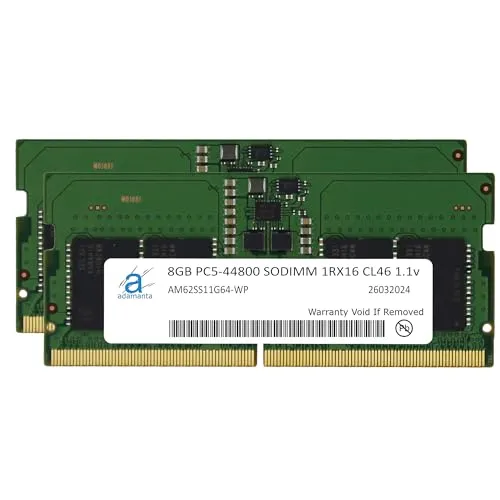 Adamanta 16GB (2x8GB) ASUS ROG Strix Scar 17 (2023) G733、G733PY、G733PZ Gaming Laptop DDR5 5600MHz PC5-44800 SODIMM 1Rx16 CL46 1.