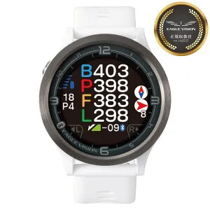 朝日ゴルフ GPSゴルフナビ イーグルビジョン エース プロ(ホワイト) EV-337-WH EAGLE VISION ACE PRO 距離計 腕時計型