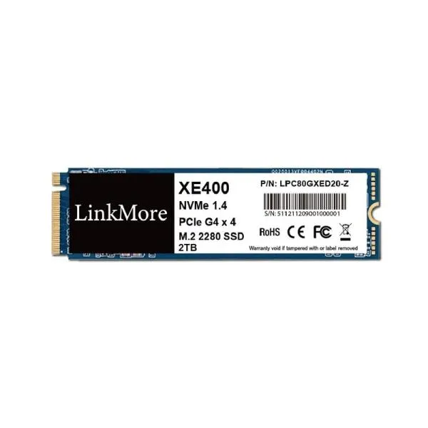LinkMore 2TB M.2 2280 PCIe Gen4x4 NVMe 1.4 SSD (読込最大4800MB/s)