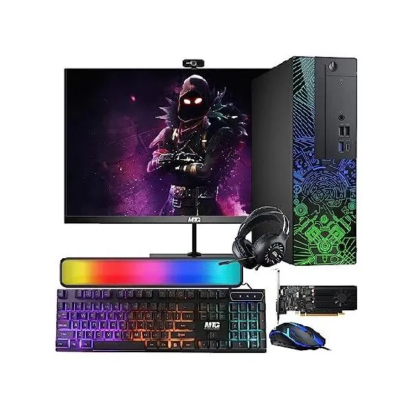 Lumos 8 Gaming Desktop PC, Intel Core i5 7th Gen, 16GB RAM, 2TB HDD, AMD RX 550 4GB GDDR5 Graphics Card, 22 Inch 75hz Monitor, PCI-E Bluetoot_並行輸入