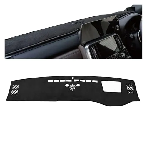 ダッシュボードカバー レクサス用 LX600用 LX700h用 2022-2025 保護カーペット ダッシュパッド アクセサリー ダッシュマット 車用ダッシュボードマット 車内 ダッシュボードカバー(RHD Black)