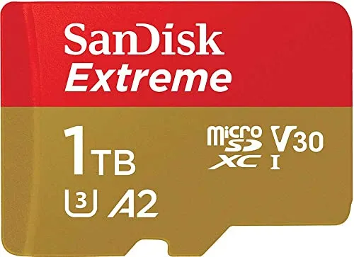 【 サンディスク 正規品 】 SanDisk microSD 1TB UHS-I U3 V30 書込最大130MB/s Full HD & 4KExtreme SDSQXAV-1T00-GH3MA 新パッケージ ソリッドステートドライブ