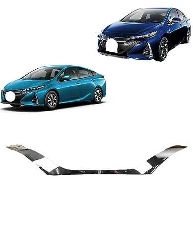 【Fast Cars Shop 】トヨタ 新型 プリウス PHV (ZVW52) 専用 外装 フロント 上部グリル フィン ガーニッシュ For PRIUS PHV 52系 専用 設計 トヨタ プリウス PHV ZVW52 52系 2017年～